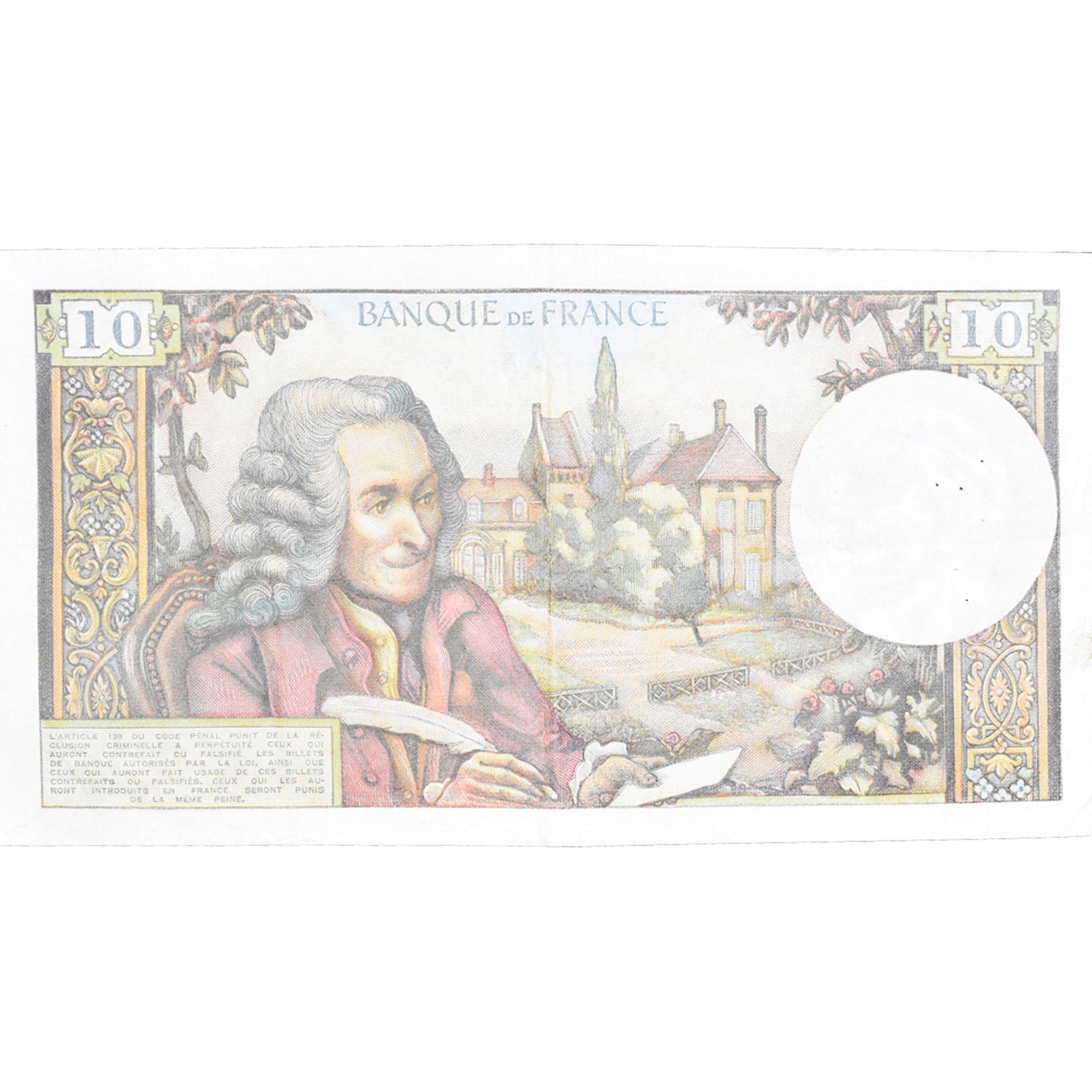 Francia, 10 Francs, Voltaire, 1972, S.79934403, MBC+, Fayette:62.58, KM:147d