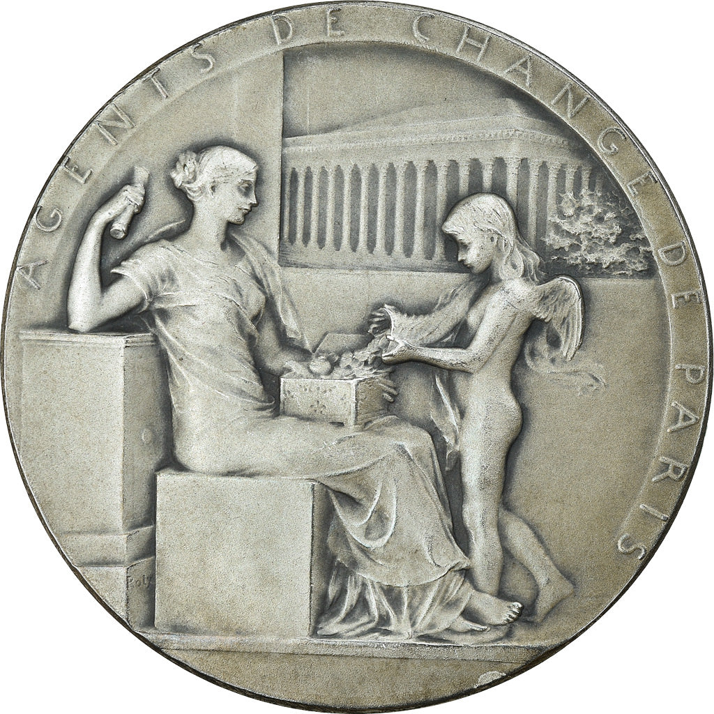 France, Medal, Exposition de Paris, 1898, O.Roty, MS(63), Silver
