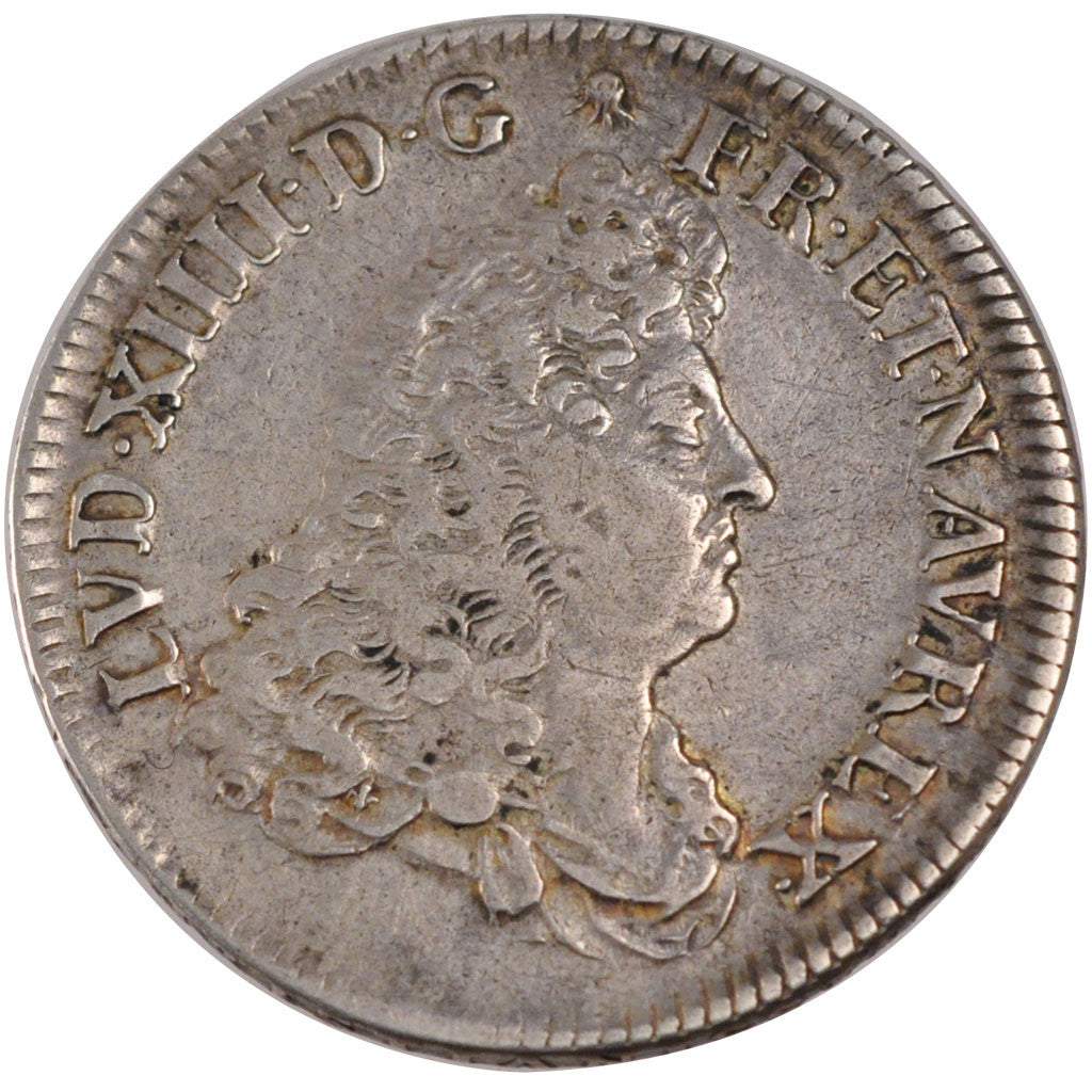 Munten, Frankrijk, Louis XIV, 1/2 Écu de Flandre, 1/2 Ecu, 1686, Lille, ZF+