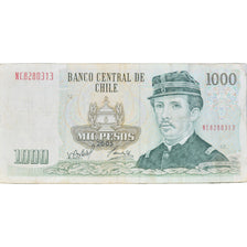 Banknot, Chile, 1000 Pesos, 2005, KM:154f, VF(30-35)