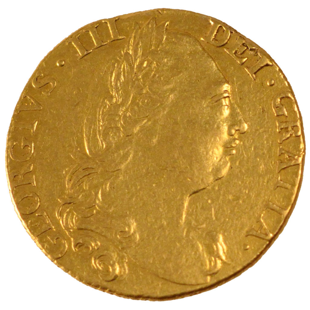 Gran Bretagna, George III, Guinea, 1776, BB, Oro, KM:604
