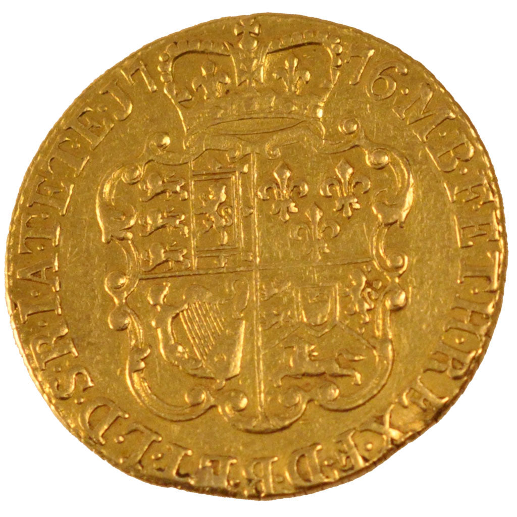 Gran Bretagna, George III, Guinea, 1776, BB, Oro, KM:604