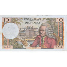 Francia, 10 Francs, Voltaire, 1972, O.74334981, BC, Fayette:62.54, KM:147d