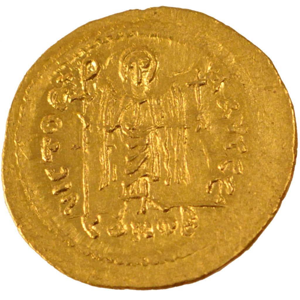 Maurice Tiberius 582-602, Solidus, Constantinople, MS(60-62), Gold, Sear #478,..