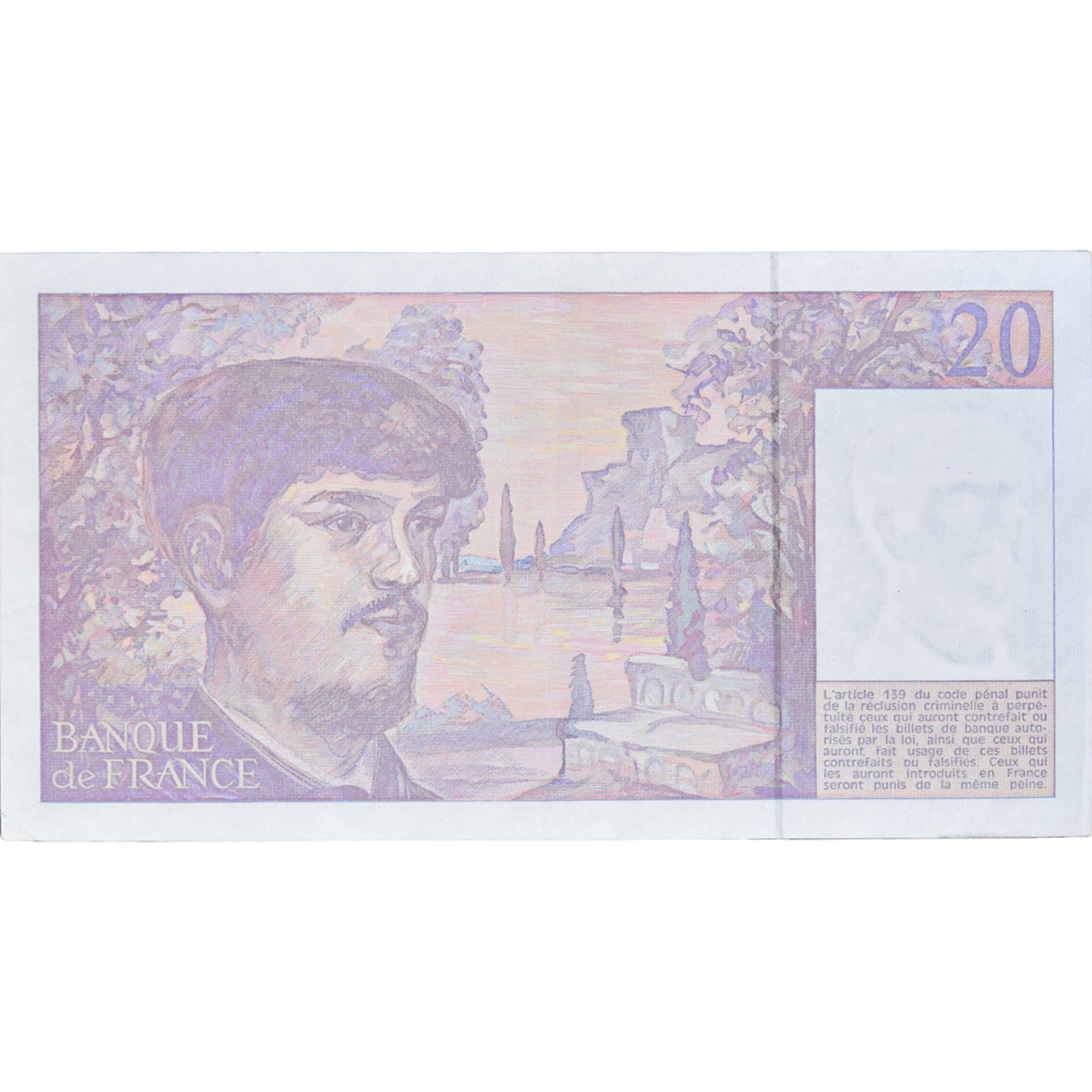 France, 20 Francs, Debussy, 1990, L.027807418, NEUF, Fayette:66bis.1, KM:151d