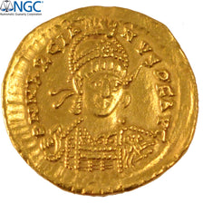 Moneta, Marcia, Solidus, Constantinople, graded, NGC, Ch XF, 2048209-006, BB