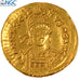 Monnaie, Marcia, Solidus, Constantinople, Gradée, NGC, Ch XF, 2048209-006, TTB