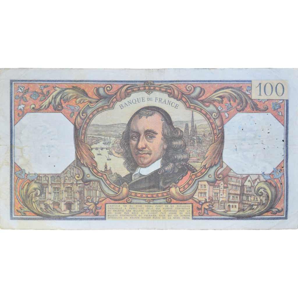 Francia, 100 Francs, Corneille, 1974, P.78321677, BC, Fayette:65.45, KM:149d