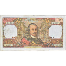 France, 100 Francs, Corneille, 1968, M.32554738, VF(20-25), Fayette:65.22