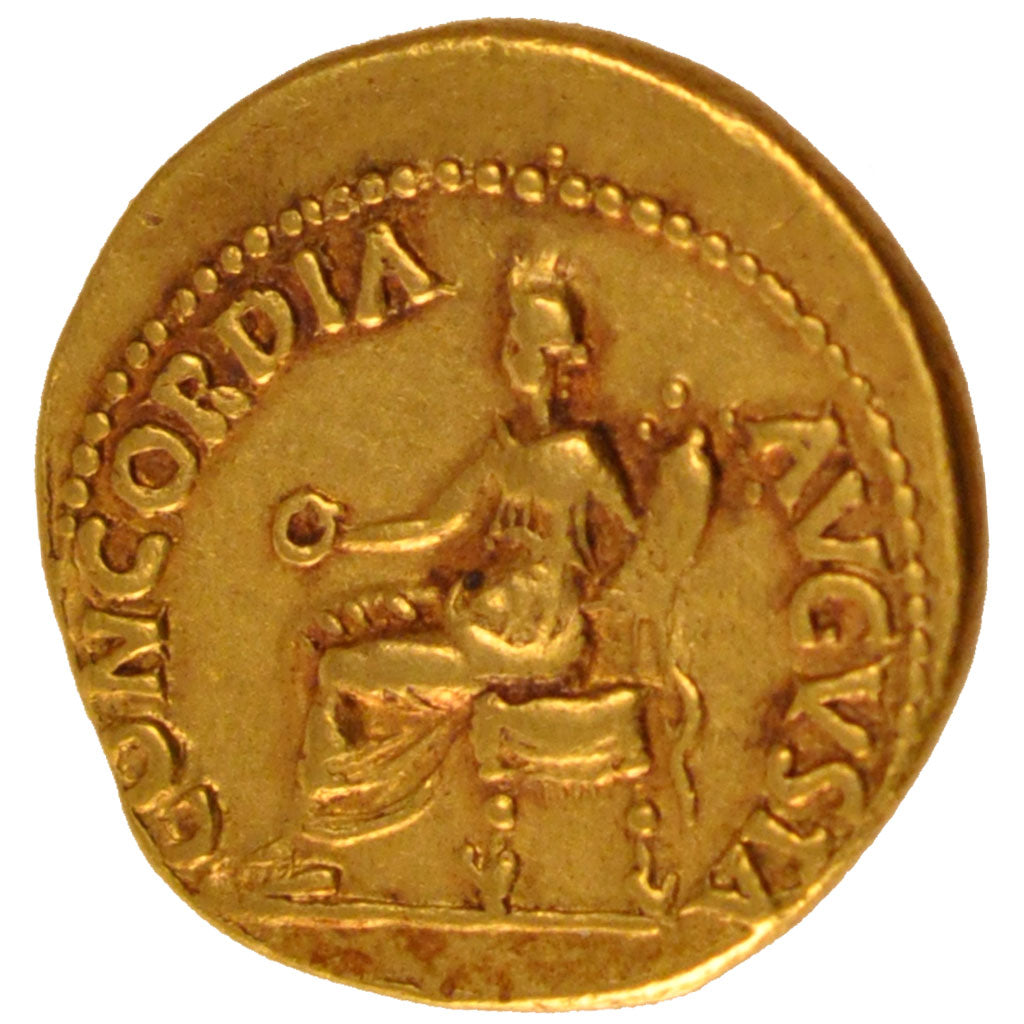 Nero, Aureus, Roma, EF(40-45), Gold, Cohen #66, 7.18