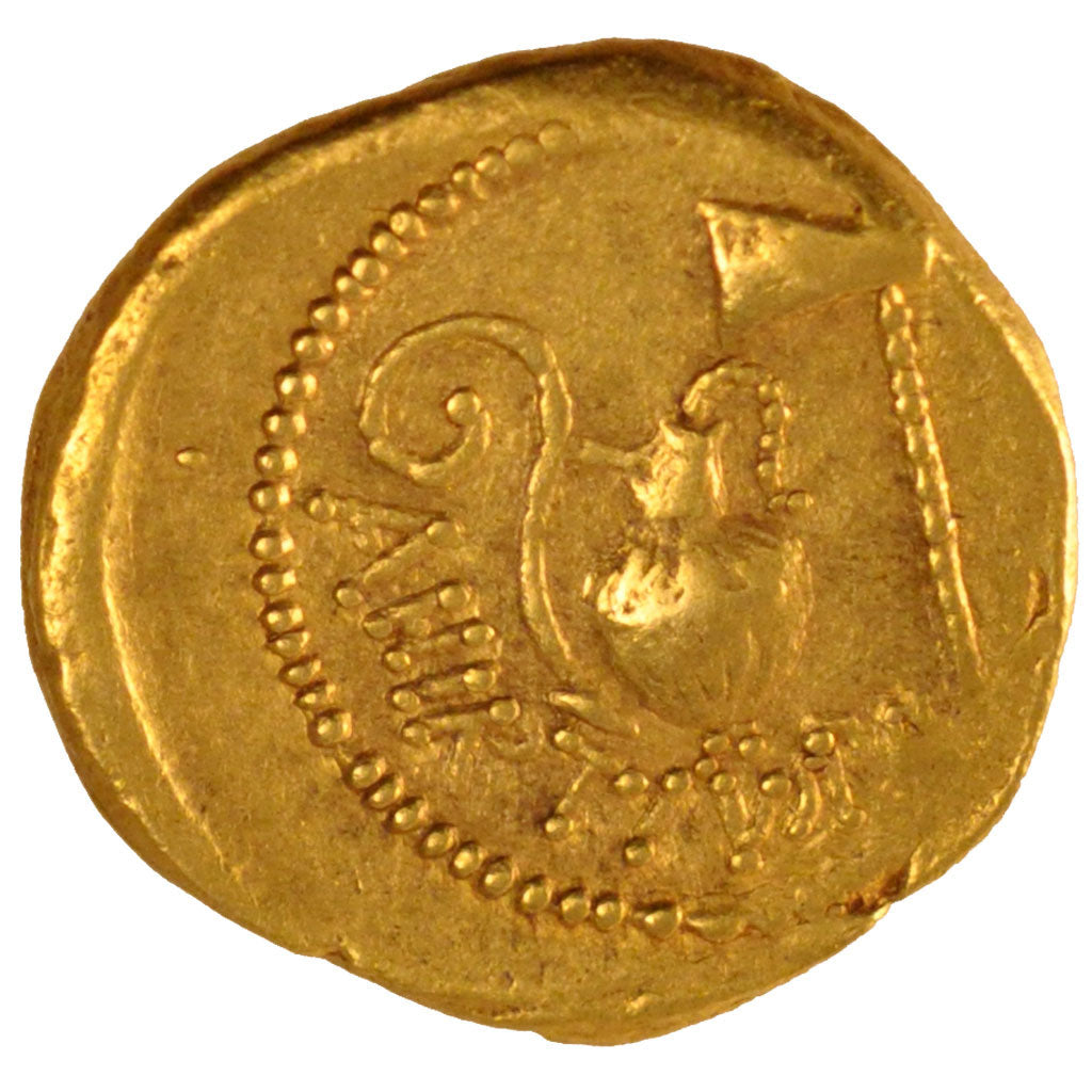 Julius Caesar, Aureus, AU(50-53), Gold, Cohen #2, 7.99