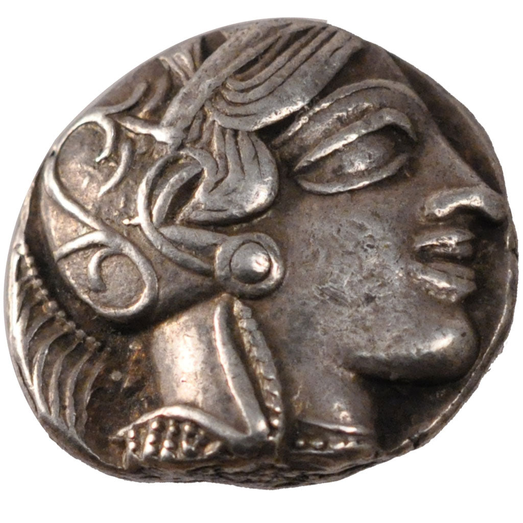 Attica, Athens (490-407 BC), Tetradrachm, Athens, AU(50-53), Silver, 17.18