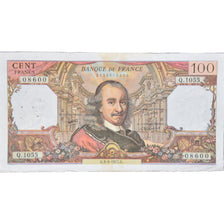 France, 100 Francs, Corneille, 1977, Q.105508600, VF(20-25), Fayette:65.57