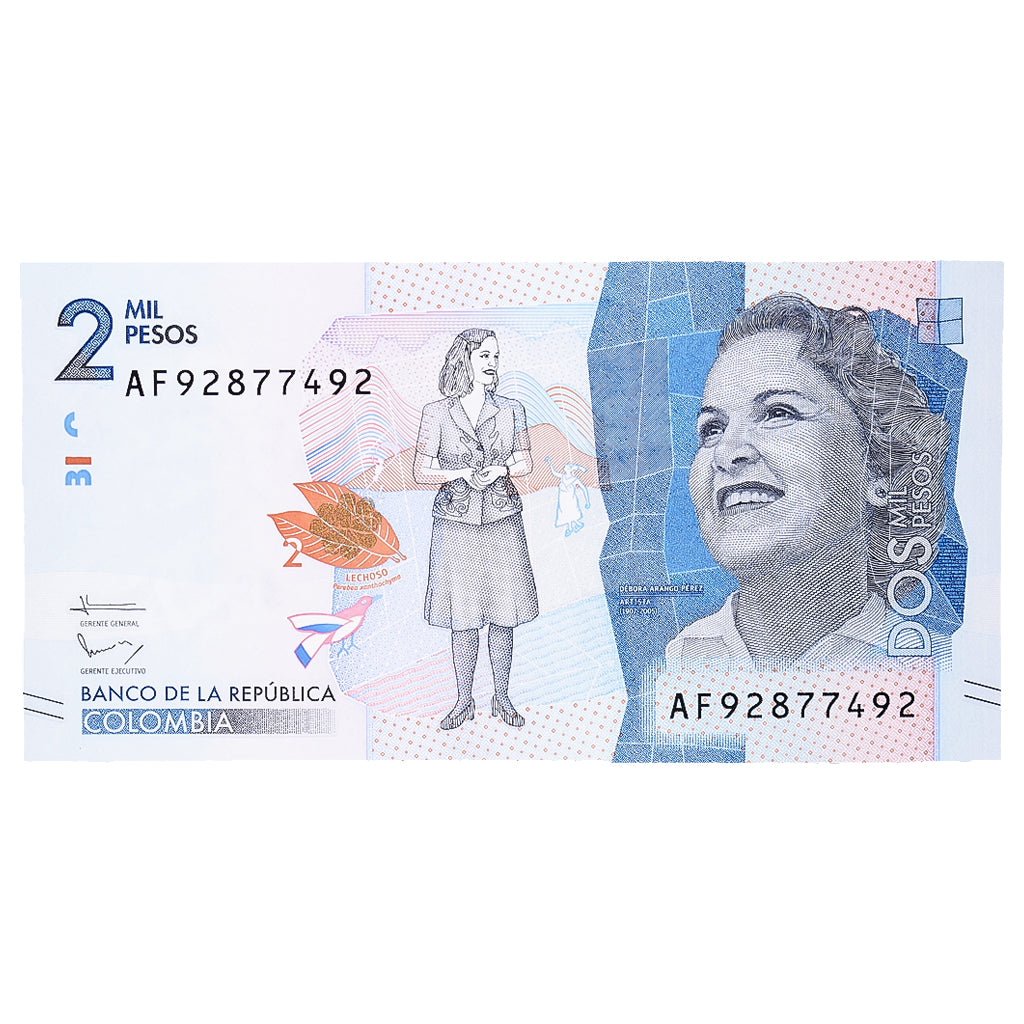 Banconote, Colombia, 2000 Pesos, 2016, 2016-08-02, FDS