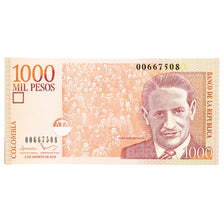 Nota, Colômbia, 1000 Pesos, 2016, 2016-08-02, UNC(65-70)