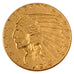 UNITED STATES, Indian Head, $2.50, Quarter Eagle, 1914, U.S. Mint, KM #128,...