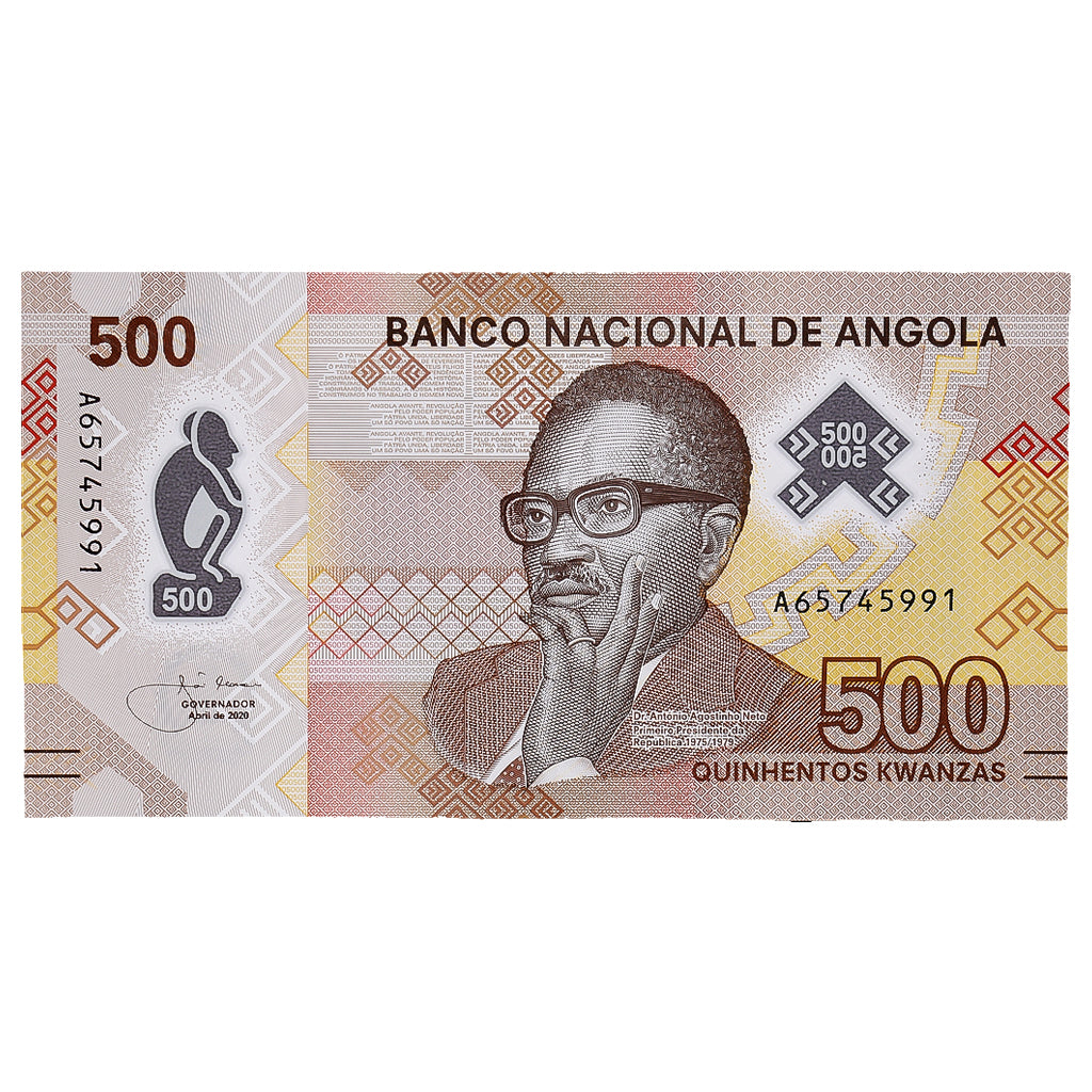 Banconote, Angola, 500 Kwanzas, 2020, FDS