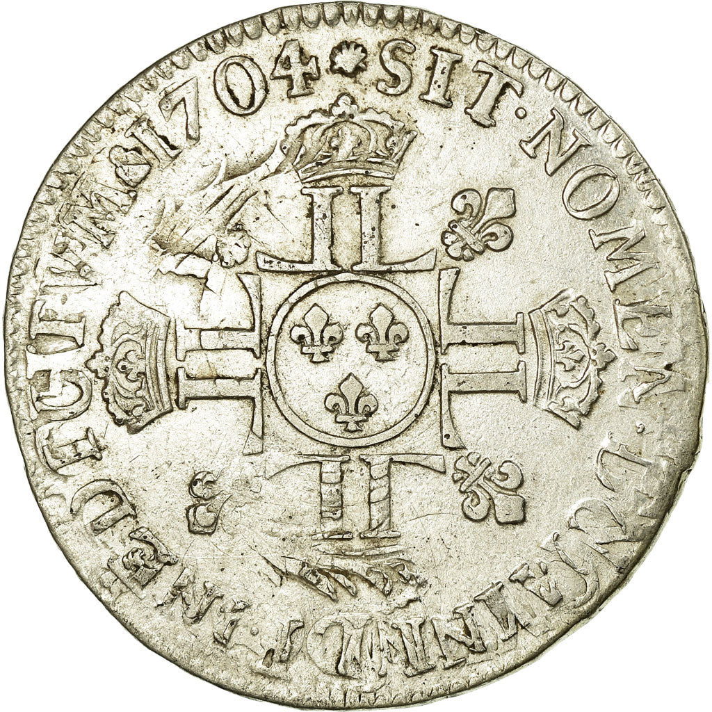 Coin, France, 1/2 Ecu, EF(40-45), Silver, Gadoury:194