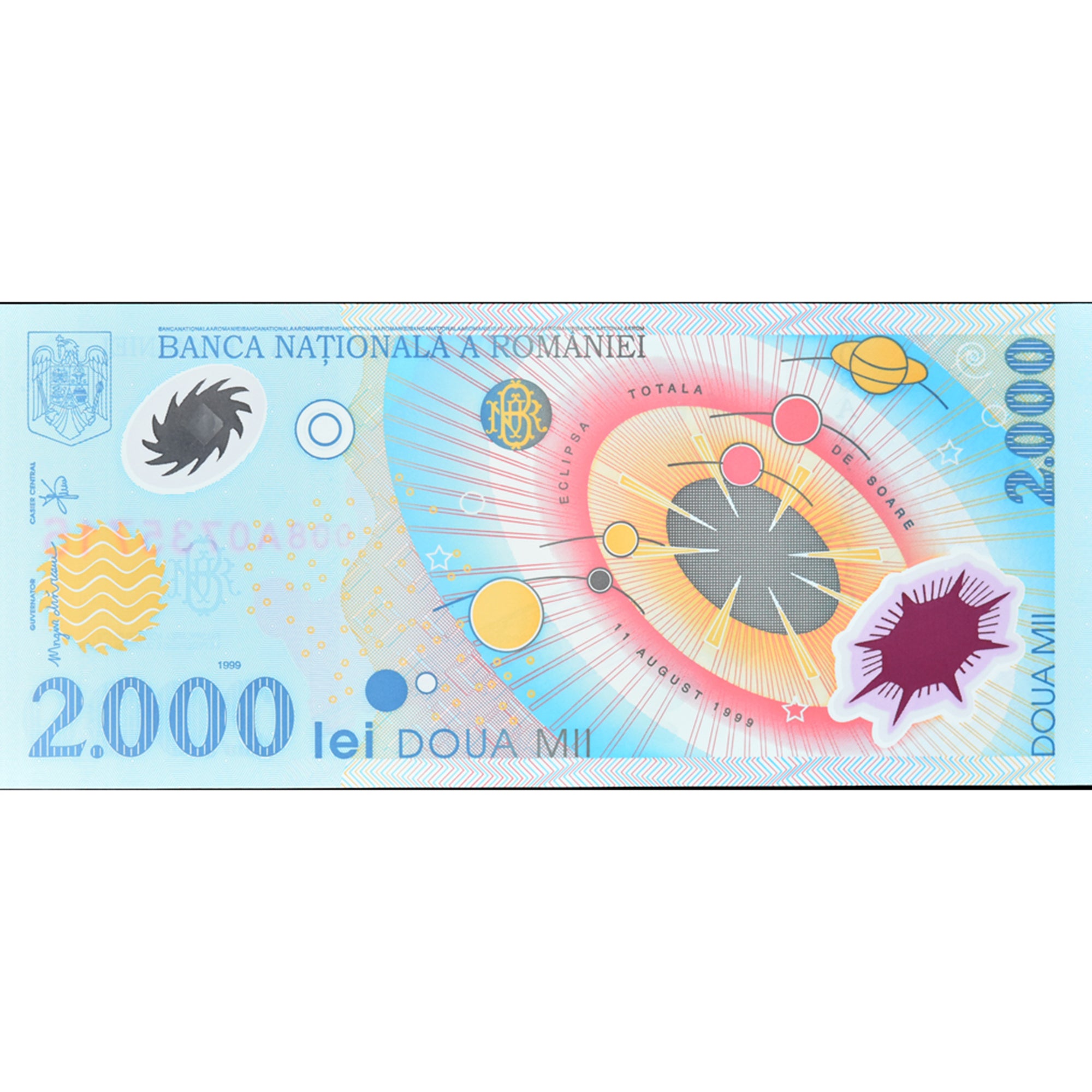 Banknot, Rumunia, 2000 Lei, 1999, KM:111a, UNC(65-70)