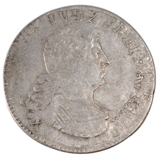 FRANCE, 1/4 Ecu, 1704, VF(30-35), Silver, Gadoury #161, 6.39