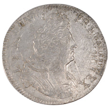 FRANCE, Ecu, 1704, EF(40-45), Silver, Gadoury #224, 26.98