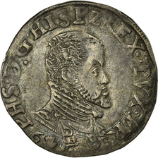 Coin, Belgium, 1/5 Ecu, 1566, Anvers, AU(55-58), Silver