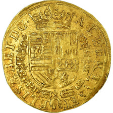 Coin, Spanish Netherlands, Flanders, 2 Albertins, 1601, Anvers, AU(55-58), Gold