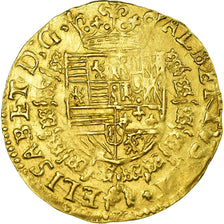 Monnaie, Pays-Bas espagnols, Flandre, 2 Albertins, 1603, Tournai, SUP, Or