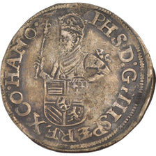 Coin, France, 1/2 Ecu, 1577, Mons, EF(40-45), Silver, Delmonte:123