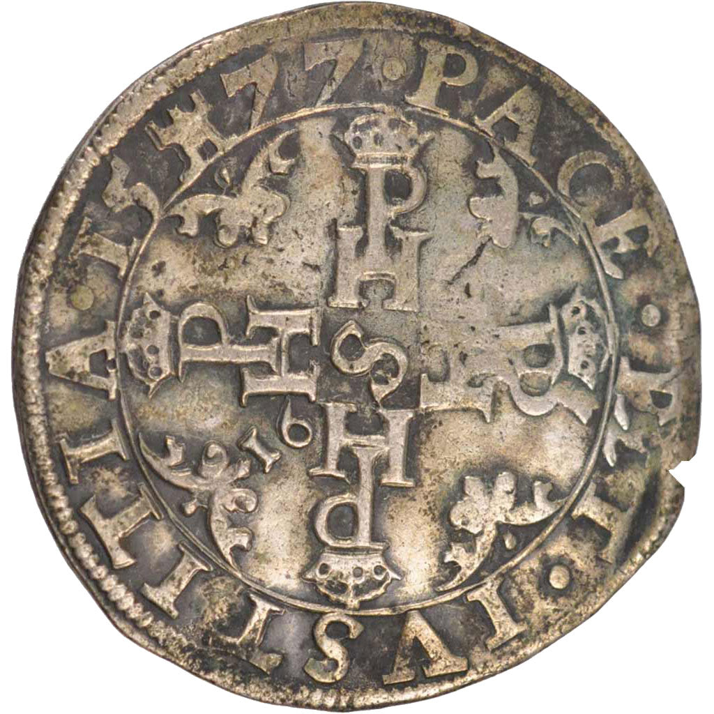 Monnaie, France, 1/2 Ecu, 1577, Mons, TTB, Argent, Delmonte:123