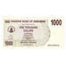 Nota, Zimbabué, 1000 Dollars, 2006, 2006-08-01, KM:44, UNC(65-70)