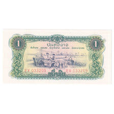 Geldschein, Lao, 1 Kip, KM:19Aa, UNZ