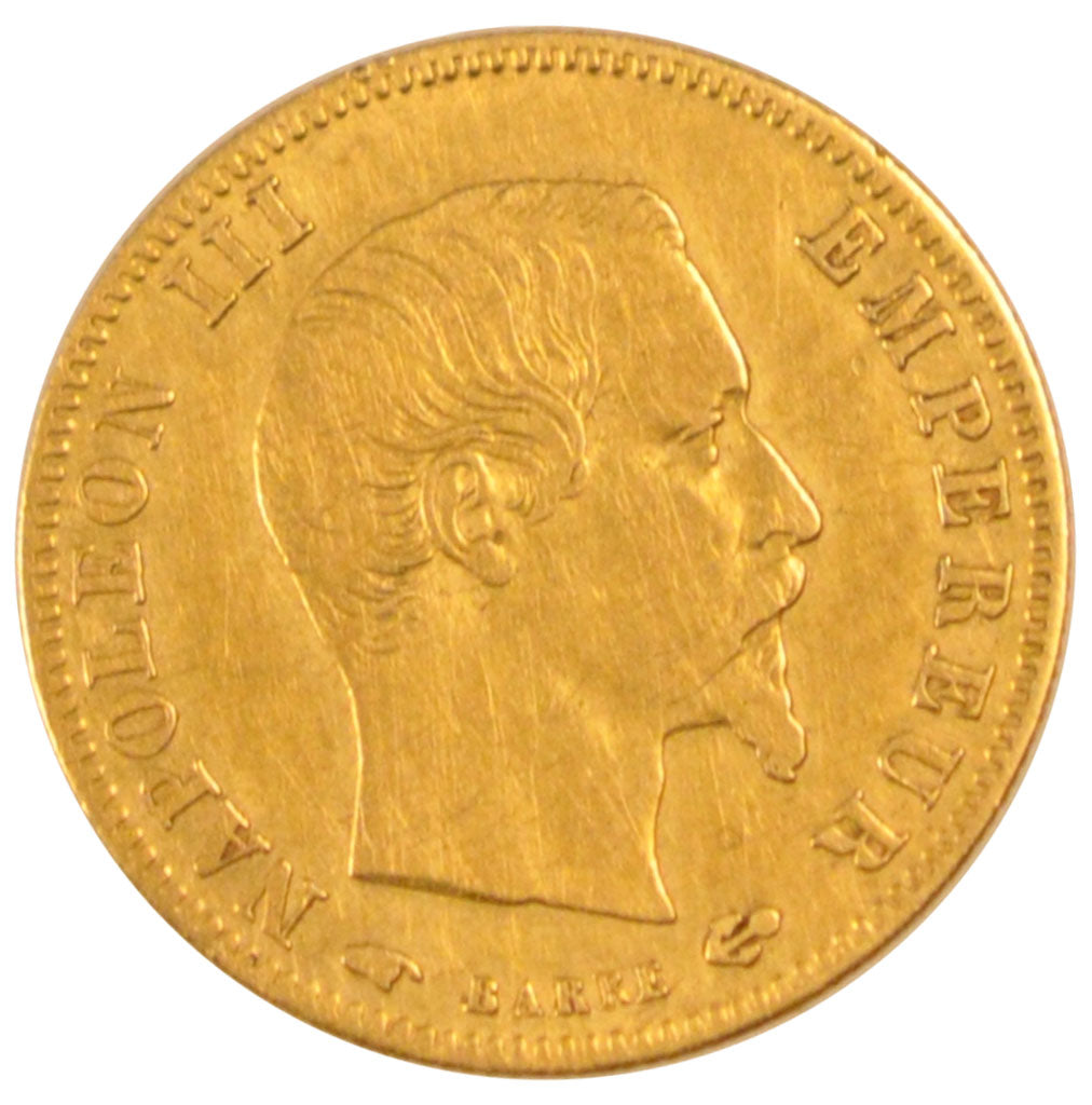 Second Empire, 5 Francs or Napoléon III tête nue grand module