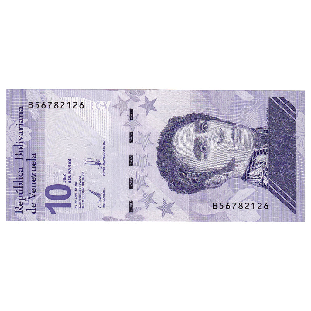Banknote, Venezuela, 10 Bolívares, 2021, 2021-04-29, UNC(65-70)