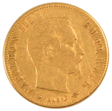 FRANCE, Napoléon III, 5 Francs, 1860, Strasbourg, KM #787.2, VF(30-35), Gold, G.