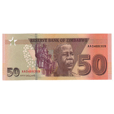 Banconote, Zimbabwe, 50 Dollars, 2020, FDS