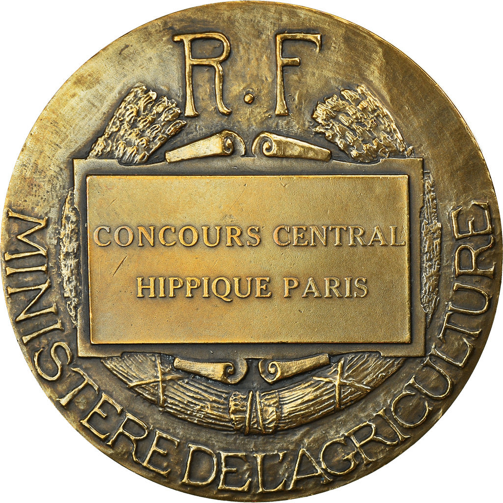 France, Medal, Agriculture, Concours Centrale Hippique, Paris, Bouchard