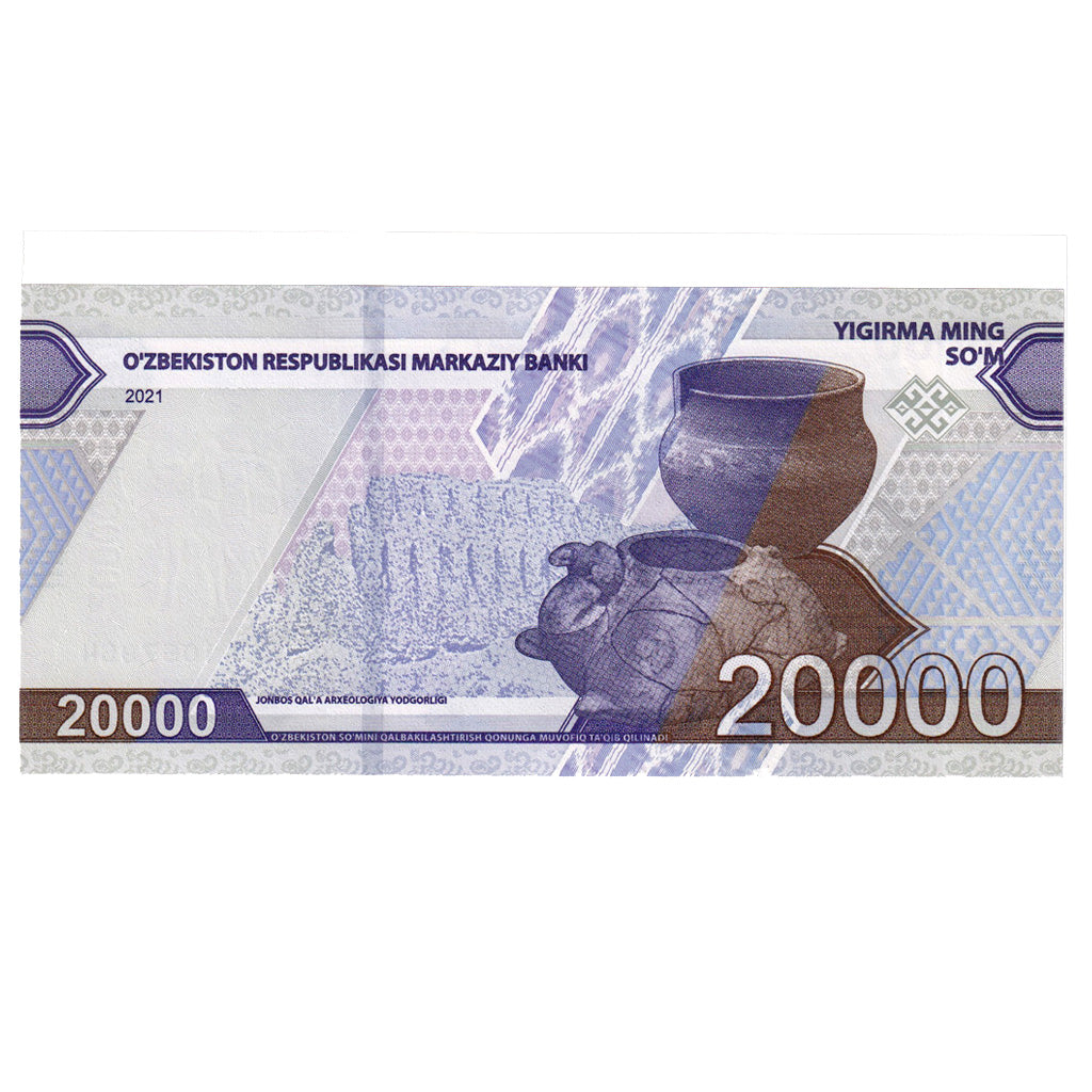 Uzbekistan, 1 Sum, 2021, 20000 SUM, UNC(65-70)