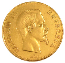 FRANCE, Napoléon III, 100 Francs, 1858, Paris, KM #786.1, EF(40-45), Gold, G...