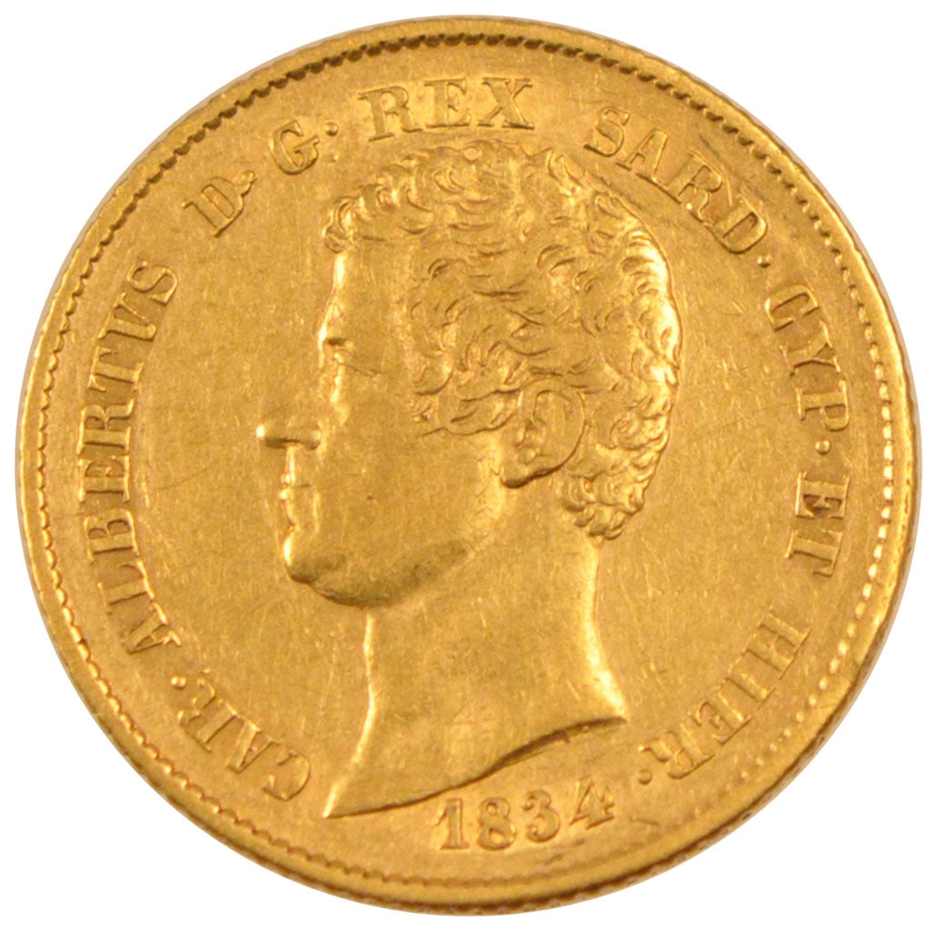 Italie, Sardaigne, Charles Albert, 20 Lire