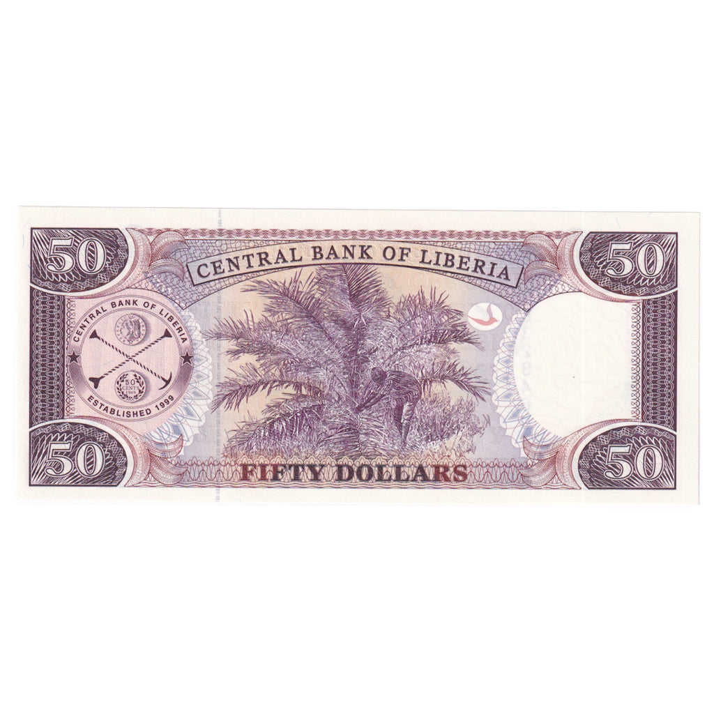 Banconote, Liberia, 50 Dollars, 2011, KM:29d, FDS