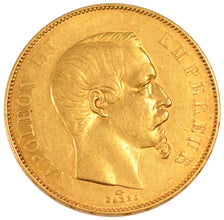 FRANCE, Napoléon III, 50 Francs, 1856, Paris, KM #785.1, EF(40-45), Gold, Gadour