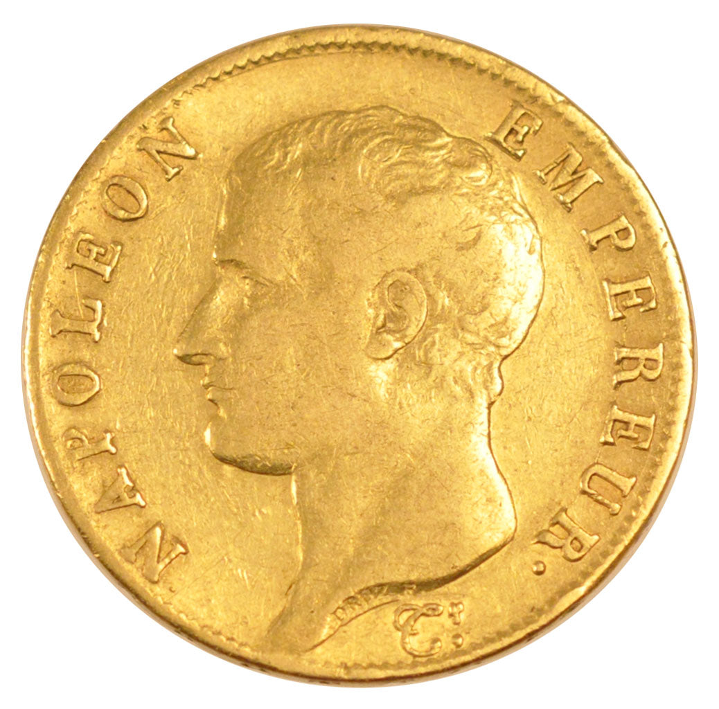 FRANCE, Napoléon I, 40 Francs, 1806, Paris, KM #675.1, EF(40-45), Gold, Gadoury