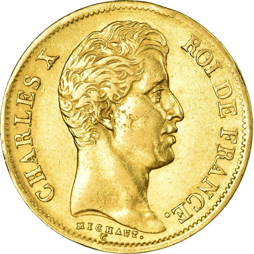 Munten, Frankrijk, Charles X, 40 Francs, 1830, Paris, ZF, Goud, Gadoury:1105