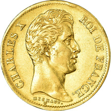 Moneta, Francia, Charles X, 40 Francs, 1830, Paris, BB, Oro, Gadoury:1105