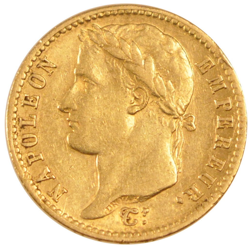 FRANCE, Napoléon I, 20 Francs, 1811, Paris, KM #695.1, EF(40-45), Gold, Gadoury 