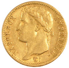 FRANCE, Napoléon I, 20 Francs, 1811, Paris, KM #695.1, EF(40-45), Gold, Gadoury 