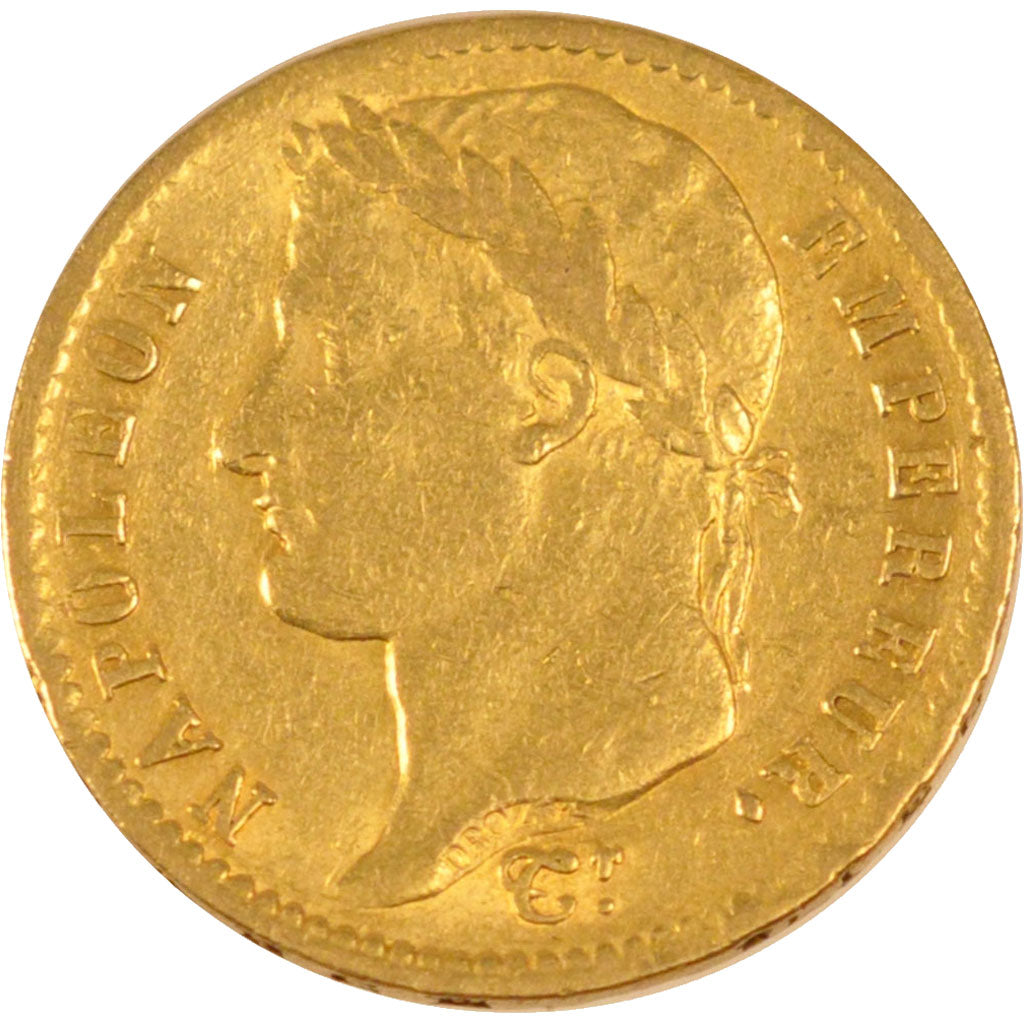 Moneda, Francia, Napoléon I, 20 Francs, 1812, Paris, MBC, Oro, Gadoury:1025