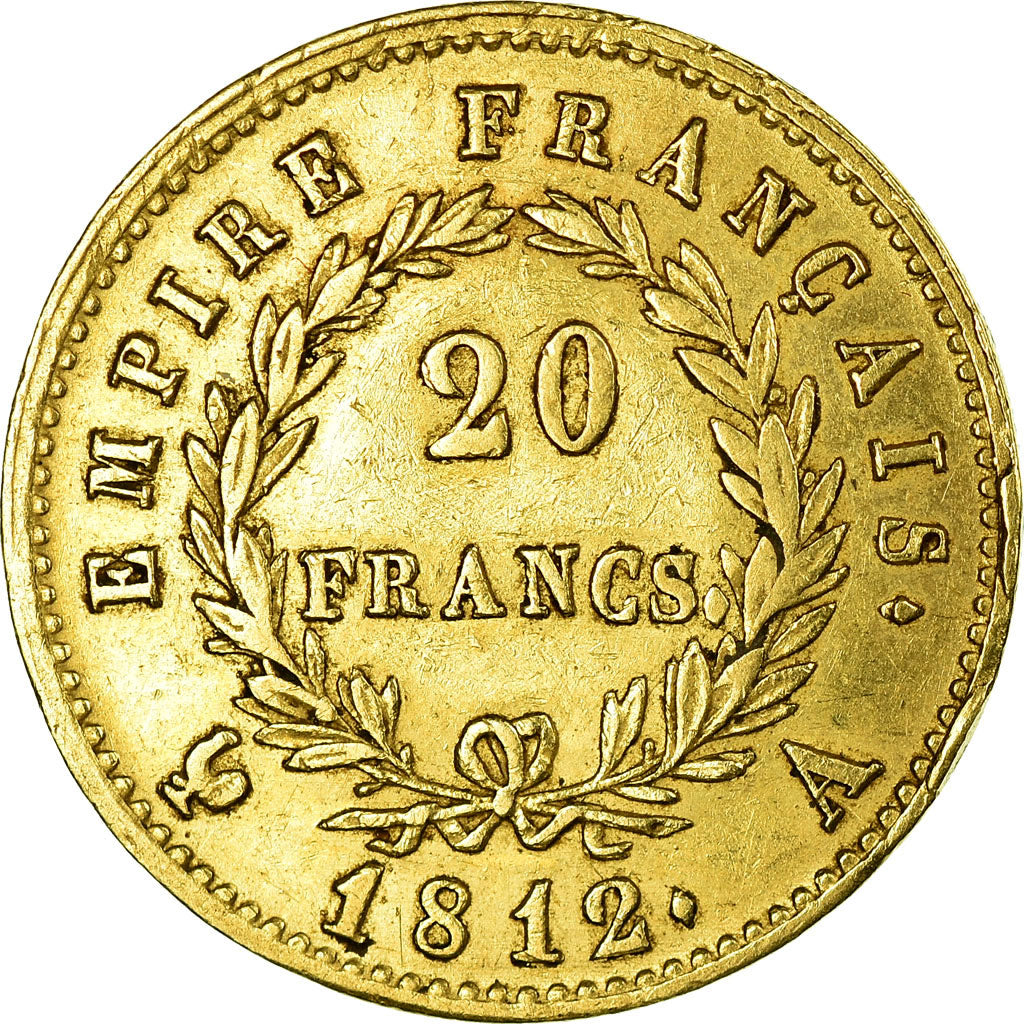 Coin, France, Napoléon I, 20 Francs, 1812, Paris, EF(40-45), Gold, Gadoury:1025