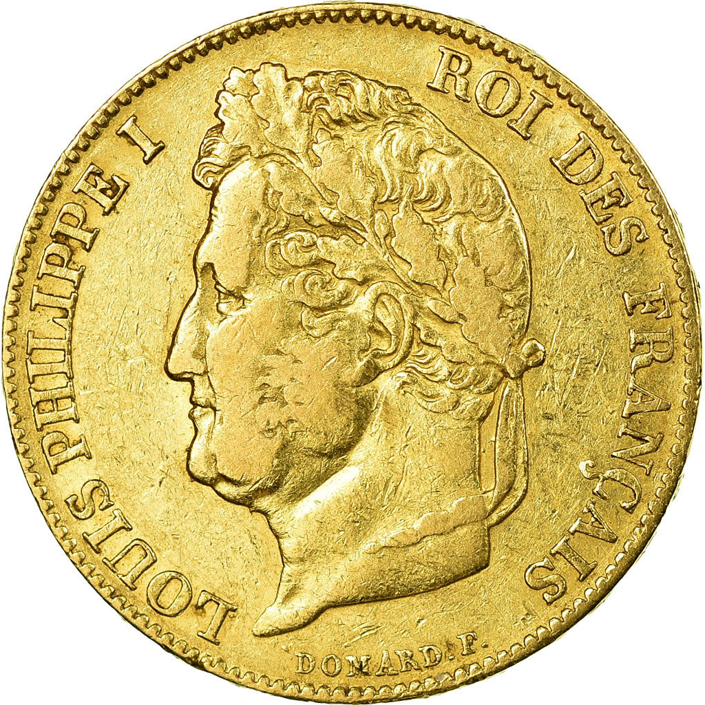 Moneta, Francia, Louis-Philippe, 20 Francs, 1834, Paris, BB, Oro, Gadoury:1031